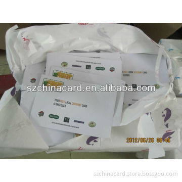 Cheap Envelope Card Holder Printing For PVC Gift Cards